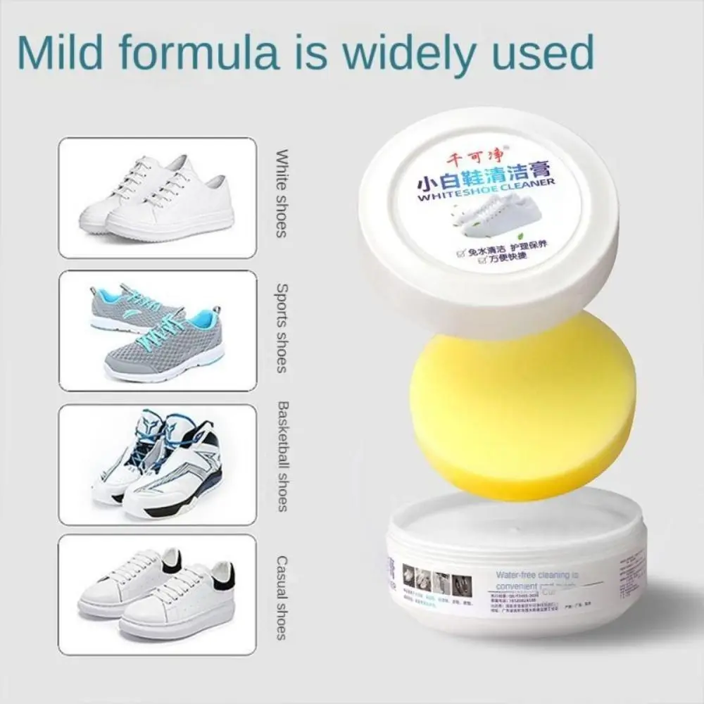 Sneaker Care Whitener - Crema detergente per scarpe bianche Smacchiatore
