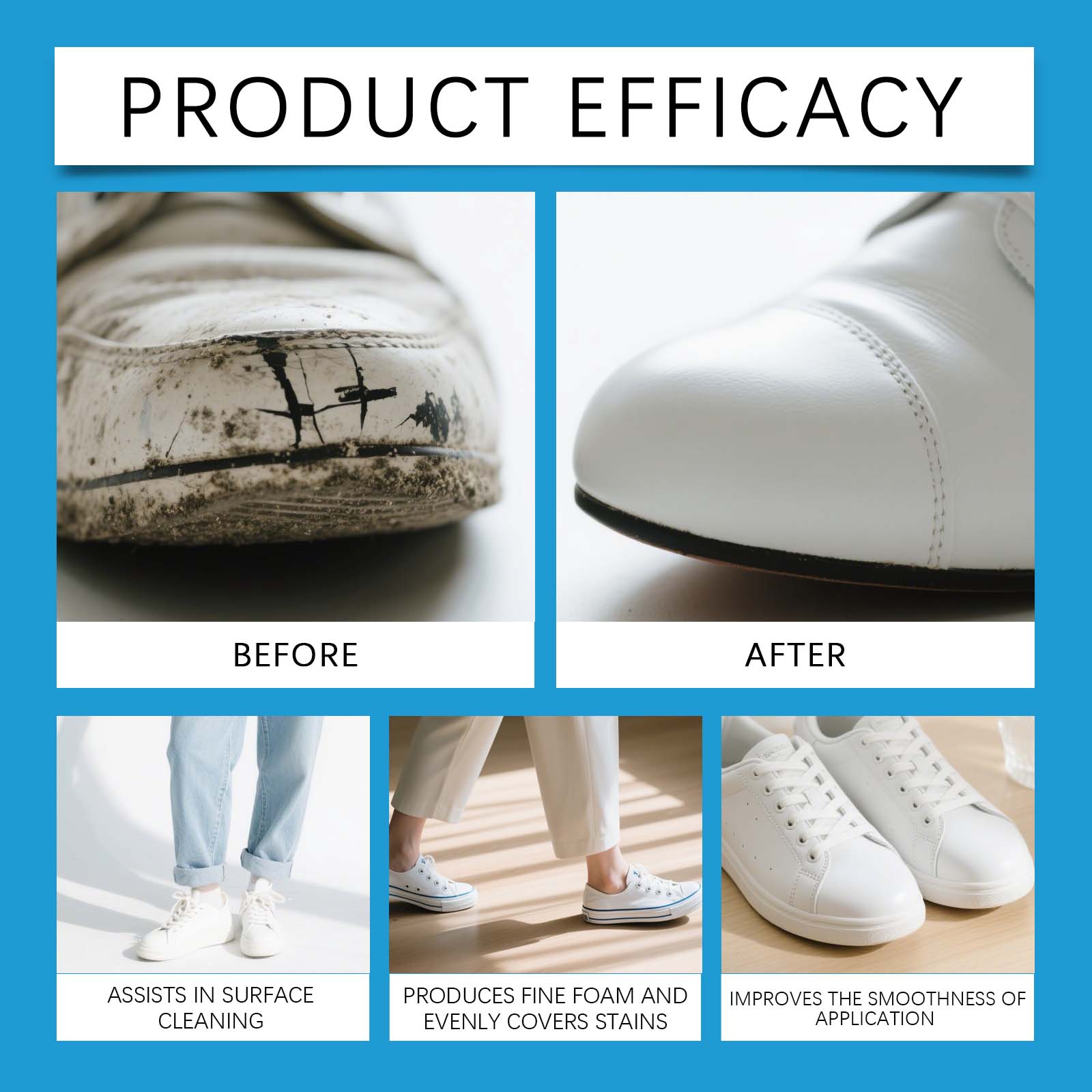 Crema Detergente per Scarpe Bi - Sneaker Care Whitener recensione e prezzo
