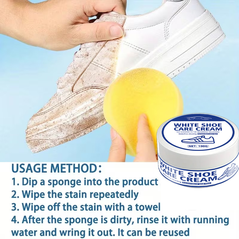 Crema per la cura delle scarpe - Sneaker Care Whitener recensione e prezzo